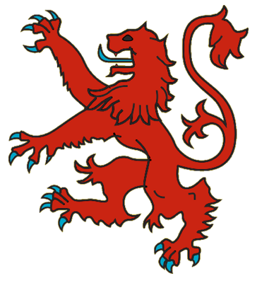 Red Rampant Lion